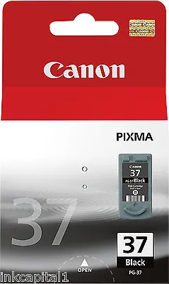 1 X Canon PG-37 PG37 Black Original OEM PIXMA Inkjet Cartridge  • £24.99