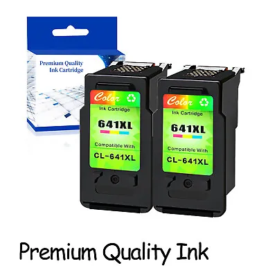 2PK CL-641XL Colour Ink Cartridge For Canon PIXMA MG2160 MG2260 MG3160 MG3260 • $65.98