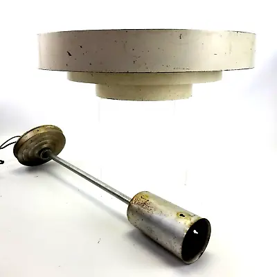 Mid Century MCM Space Age Saturn Rings Ceiling Light Modern UFO Industrial READ! • $95