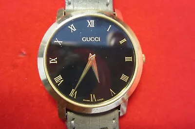 Gucci 2200M Swiss Quartz Watch Gucci 2200 M Quartz Black Dial Gucci Quartz Watch • $200