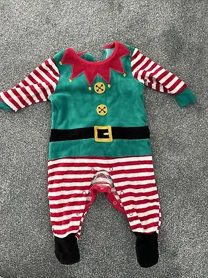 Baby Christmas Elf Outfit 3-6 Months • £3.50