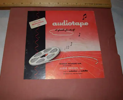 Vintage Audiotape Magnetic Recording Tape Reel To Reel Unused Lot Of 3 10.5  • $75