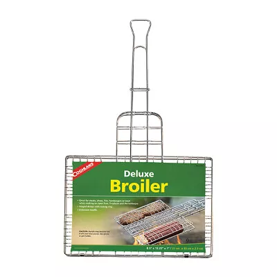 Coghlans 33cm Deluxe Broiler Camping/Hiking Barbecue/BBQ Campfire Cooking Grill • $45.95