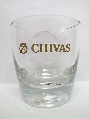 Chivas Regal Scotch Whisky Glass (3 3/4  X 3 1/2 ) - A/f Fleabite Chips • $3.99