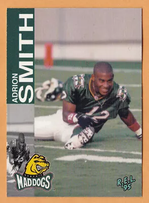 Adrion Smith 1995 REL CFL Card #69 Memphis Mad Dogs  Southwest Missouri State • $2.88