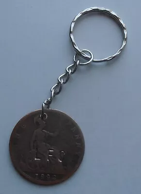 Liverpool Fc 1892 Penny Keyring. Stamped With Lfc. Year Club Founded • £4.99