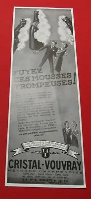 £3.17 • Buy Advertising Pub Antique Advertisement Advertise 15.3 5 Champagne Crystal-vouvray 1933