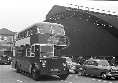 PHOTO Central SMT Leyland PD2 L594 GM8834 At Glasgow In 1960 • £1.99