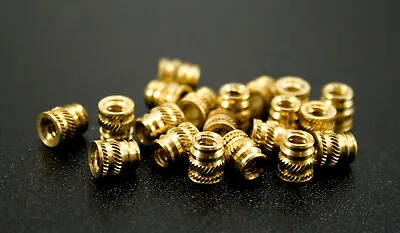 20x 6-32 Long Brass Metal Threaded Heat Set Inserts For Plastic 3D Printing USA • $7.99