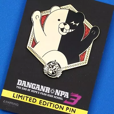 Monokuma Danganronpa 1 2 3 Golden Enamel Pin Figure Anime Trilogy Switch PS4 • $14.99