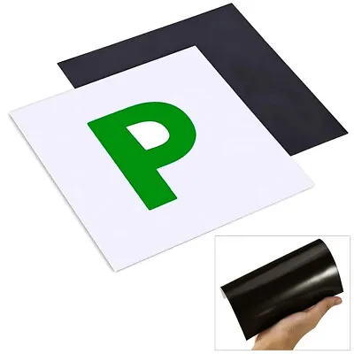 New Driver P Plates 2 Pack Of Fully Magnetic Premium Car Provisional P-Plates • £2.99