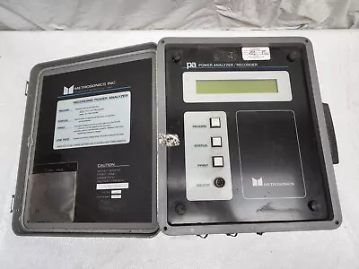 Metrosonics Recording Power Analyzer Pa-7-600-200-003 • $199.99