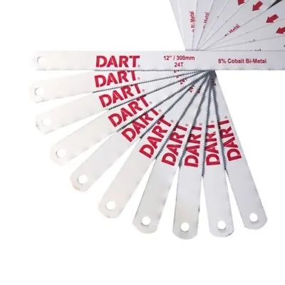 10x Bi-Metal Cobalt Hacksaws Blades 12  300mm 8% Cobalt High-Performance TPI 24 • £14.99