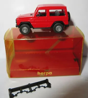Micro Herpa Ho 1/87 MB Mercedes-Benz G 300 Ge 4X4 Red #2076 IN Box • $10.72