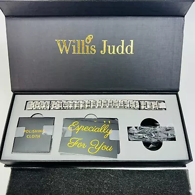 Willis Judd Mens Titanium Magnetic Bracelet W/ Adjustable Sizing Tool • $25.98