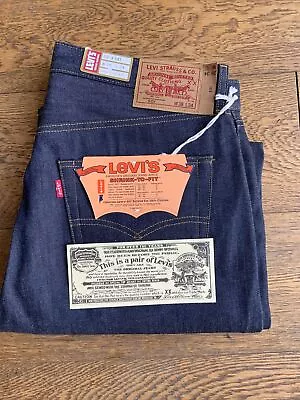 Mens 1984 LEVI’S 501 VINTAGE CLOTHING LVC Rigid SELVEDGE Blue Denim 38W 34L • £46.82