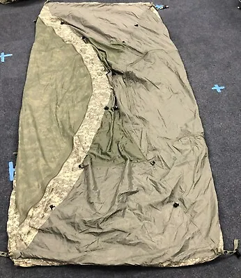 US Army ACU 1 Man Tent Improved Combat Shelter No Poles Or Stakes • $35