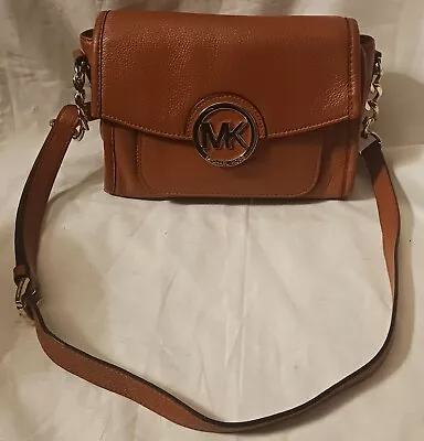 Michael Kors Tangerine Margo Messenger Bag Crossbody Purse Shoulder Bag Trendy. • $34.97