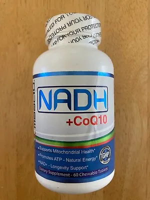 MAAC 10 NADH + CoQ10 60 Chewable Tablets - Energy Support Supplement • $29.95