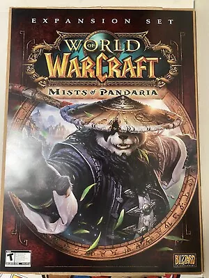 WORLD OF WARCRAFT Mists Of The Pandaria VIDEO GAME PROMO POSTER 19  X 27   • £14.46
