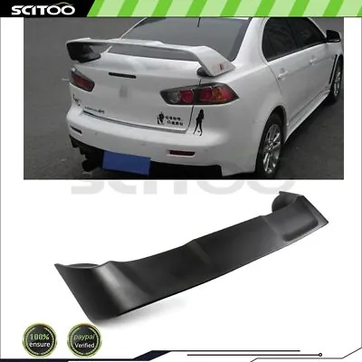 Trunk Spoiler Wing Matte Black Color For 2008-17 Mitsubishi Lancer EVO 10 • $93.98