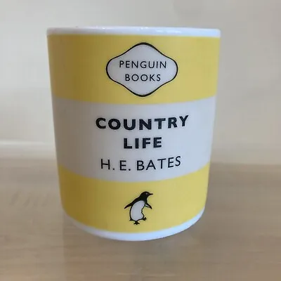 £7.95 • Buy Country Life H E Bates Yellow Penguin Pelican Books Coffee Mug Made In UK 2005