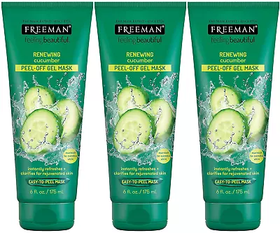 Freeman Cucumber Facial Peel-Off Mask - 6 Oz (Pack Of 3) • $24.17