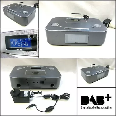 Philips DCB291/12 DAB Plus Alarm Clock Radio Docking For IPod IPhone IPad • $50