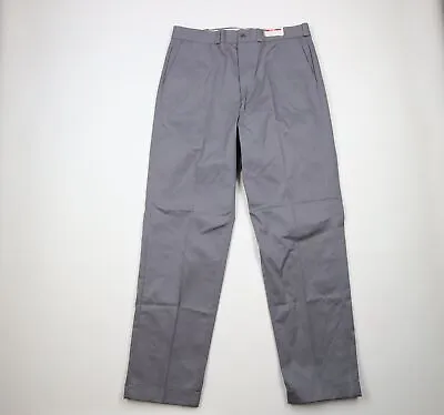 Deadstock Vtg 50s 60s Streetwear Mens 38x34 Cuffed Work Mechanic Pants Gray USA • $199.96