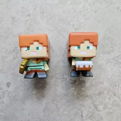 Minecraft Mini-Figures 1  Alex With Cake Axe Mini Action 2 Figures Pre-Owned  • $5.99