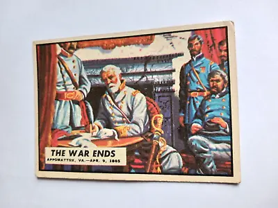 A&BC American Civil War Bubble Gum Trading Cards 1966 • £2