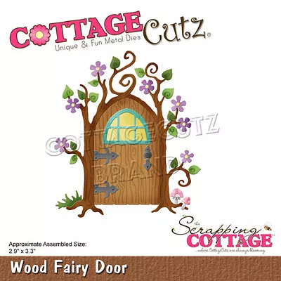Scrapping Cottage Cutz Cutting Die - Wood Fairy Door • £8.99