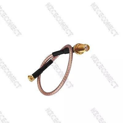 Antenna Extension Cable SMA Female To MMCX Male Right Angle Pigtail RG316 20cm • $3.04