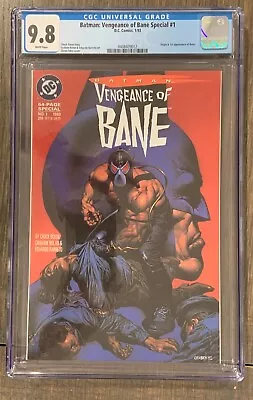 Batman: Vengeance Of Bane Special #1 CGC 9.8 White Pages • $310