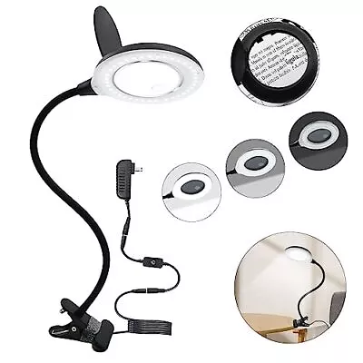 LED Magnifying Lamp With Light 10X Desk Magnifying Glass With Lamp And Stand... • $38.76