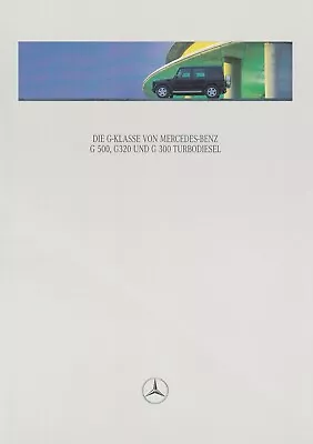 Mercedes G-Class G300 TD G320 G500 Convertible Short Long Brochure 1999 46 • $7.41