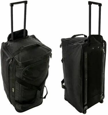£29.99 • Buy Large Travel Luggage Wheeled Bag Trolley Holdall Duffel Gym Sports Suitcase