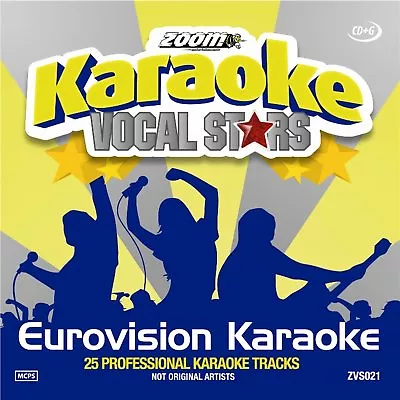 Zoom Karaoke Vocal Stars Series Volume 21 CD+G - Eurovision • £3.95