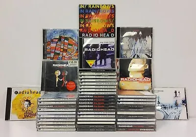 48 X Radiohead CD JobLot - In Rainbows OK Computer Pablo Honey The Bends My Iron • £27