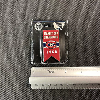 Montreal Canadiens 1968 Stanley Cup Banner Pin • $14.53