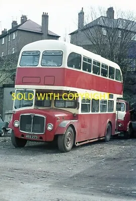 35mm Original Bus Slide Greyhound Of Arbroath MRS 273 (Ex Aberdeen) • £4.99