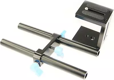 Rail Rig System 15mm 28cm Rod Rig Support 1/4  & 3/8  With C Mount Bracket • £19.92
