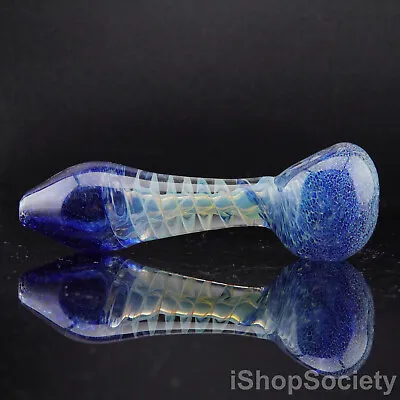 4.5  Tornado Vortex Tobacco Smoking Pipe Thick Collectible Glass Pipes - P731B • $13.99