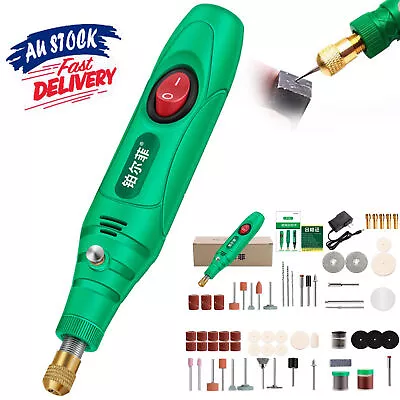 Mini Electric Grinding Pen Cordless Rotary Drill Grinder Carving Machine Tools • $22.79