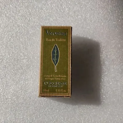 L'Occitane En Provence VERVEINE Eau De Toilette Splash 0.33 Oz New In Box Perfum • $9.99