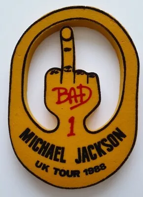 Very Rare Original Michael Jackson 1988 Uk Tour 12  Foam Finger/Hat • $27.38