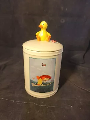 Russ Berry & Co Vintage Cookie Jar. Ceramic 9’ Yellow Rubber Duck • $13.50