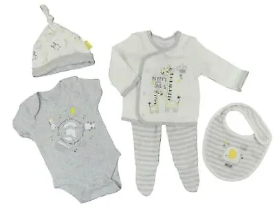 Baby Layette 5 Essential Pieces Newborn 0-1 Month 0-3 Months And 3-6 Months   • £7.50
