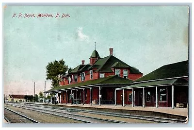 Mandan North Dakota ND Postcard North Pacific Depot Building Exterior C1910's • $19.47