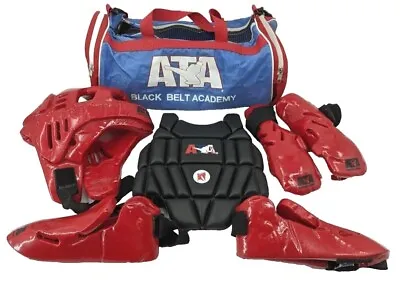 ATA Taekwondo Karate Bag Duffel Bag & Sparing Gear Youth And Suit • $75